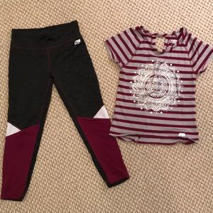 Girls’ set of activewear size 7-8 Marika